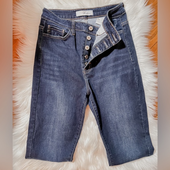 KANCAN- Dark Wash Jeans 9/28 - Picture 2 of 3